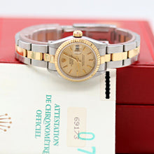 Load image into Gallery viewer, ON SALE: Rolex Datejust Lady ref. 69173 Steel/Gold - Oyster Bracelet - Tapestry Dial - Full Set
