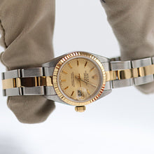 Load image into Gallery viewer, ON SALE: Rolex Datejust Lady ref. 69173 Steel/Gold - Oyster Bracelet - Tapestry Dial - Full Set
