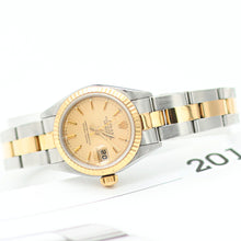Load image into Gallery viewer, ON SALE: Rolex Datejust Lady ref. 69173 Steel/Gold - Oyster Bracelet - Tapestry Dial - Full Set
