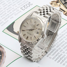Indlæs billede til gallerivisning Rolex Datejust ref. 16014 - Silver Linen dial - Jubilee bracelet (V II)
