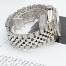 Indlæs billede til gallerivisning Rolex Datejust ref. 16014 - Silver Linen dial - Jubilee bracelet (V II)

