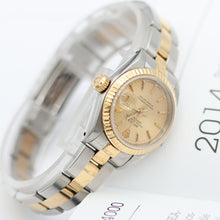 Load image into Gallery viewer, ON SALE: Rolex Datejust Lady ref. 69173 Steel/Gold - Oyster Bracelet - Tapestry Dial - Full Set
