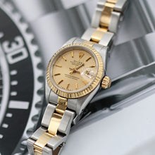 Load image into Gallery viewer, ON SALE: Rolex Datejust Lady ref. 69173 Steel/Gold - Oyster Bracelet - Tapestry Dial - Full Set
