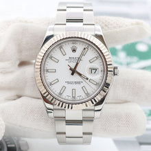 Load image into Gallery viewer, Rolex Datejust II ref. 116334 White Dial Oyster Bracelet - Full Set
