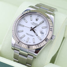 Load image into Gallery viewer, Rolex Datejust II ref. 116334 White Dial Oyster Bracelet - Full Set
