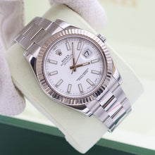 Load image into Gallery viewer, Rolex Datejust II ref. 116334 White Dial Oyster Bracelet - Full Set
