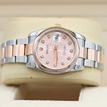 Load image into Gallery viewer, Rolex Datejust ref. 116201 Sundust Computer Dial with Diamonds - Oyster bracelet
