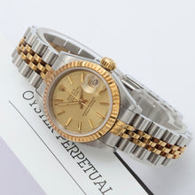 Charger l'image dans la galerie, Rolex Datejust Lady ref. 69173 Steel/Gold - Champagne Dial V3 - Jubilee - Full Set
