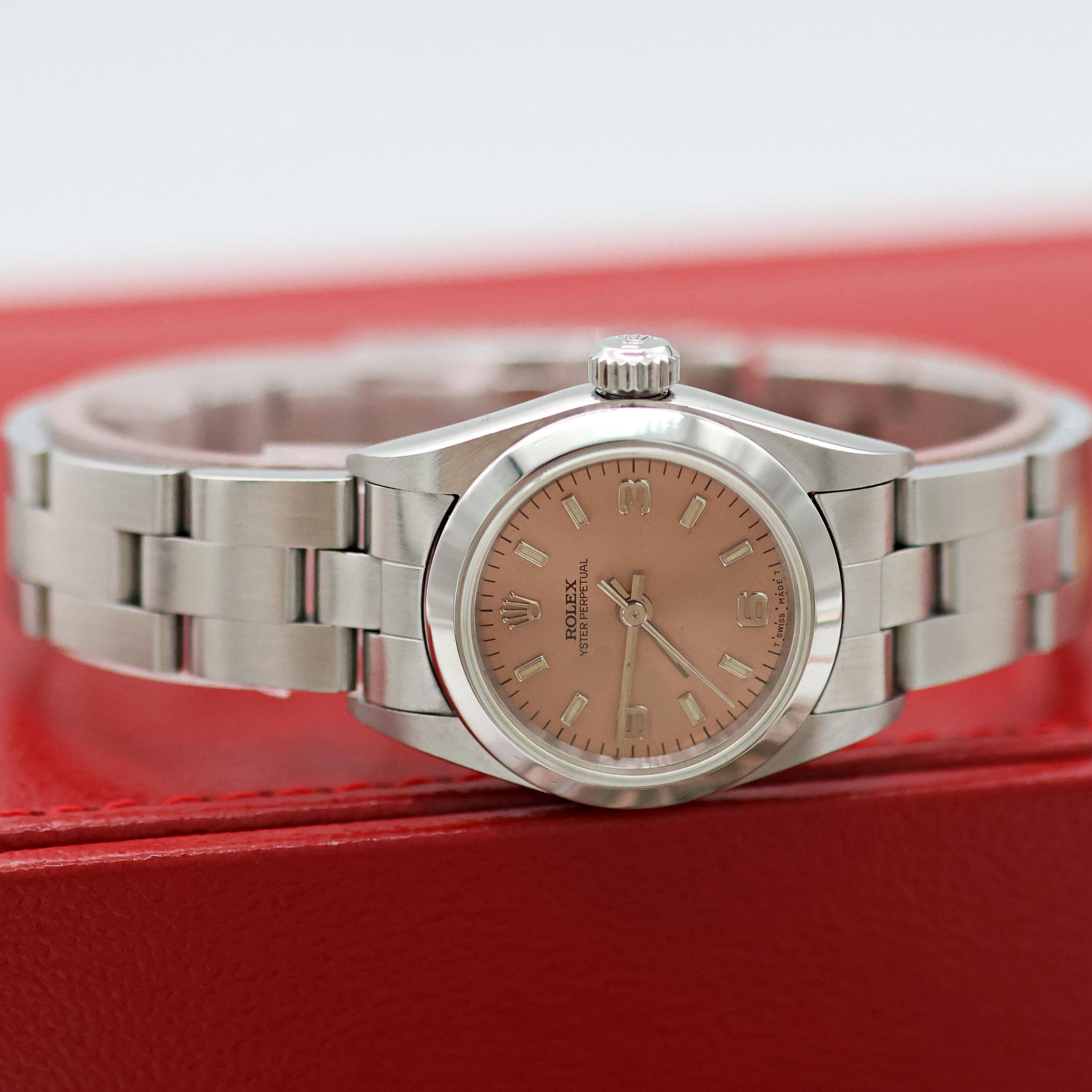 Buy Online Watch Rolex Oyster Perpetual lady 67180 Salmon 3-6-9 Buy Online Watch Rolex Oyster Perpetual lady 67180 Salmon 3-6-9