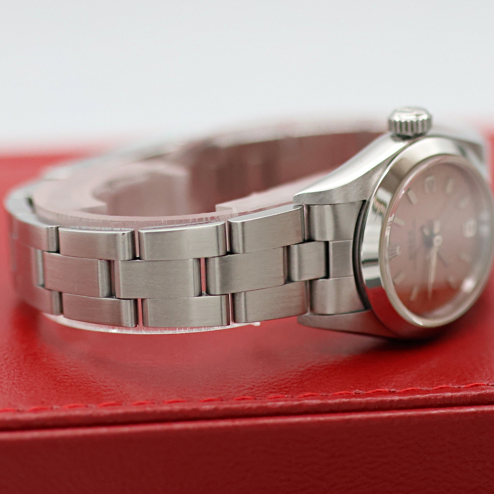Buy Online Watch Rolex Oyster Perpetual lady 67180 Salmon 3-6-9