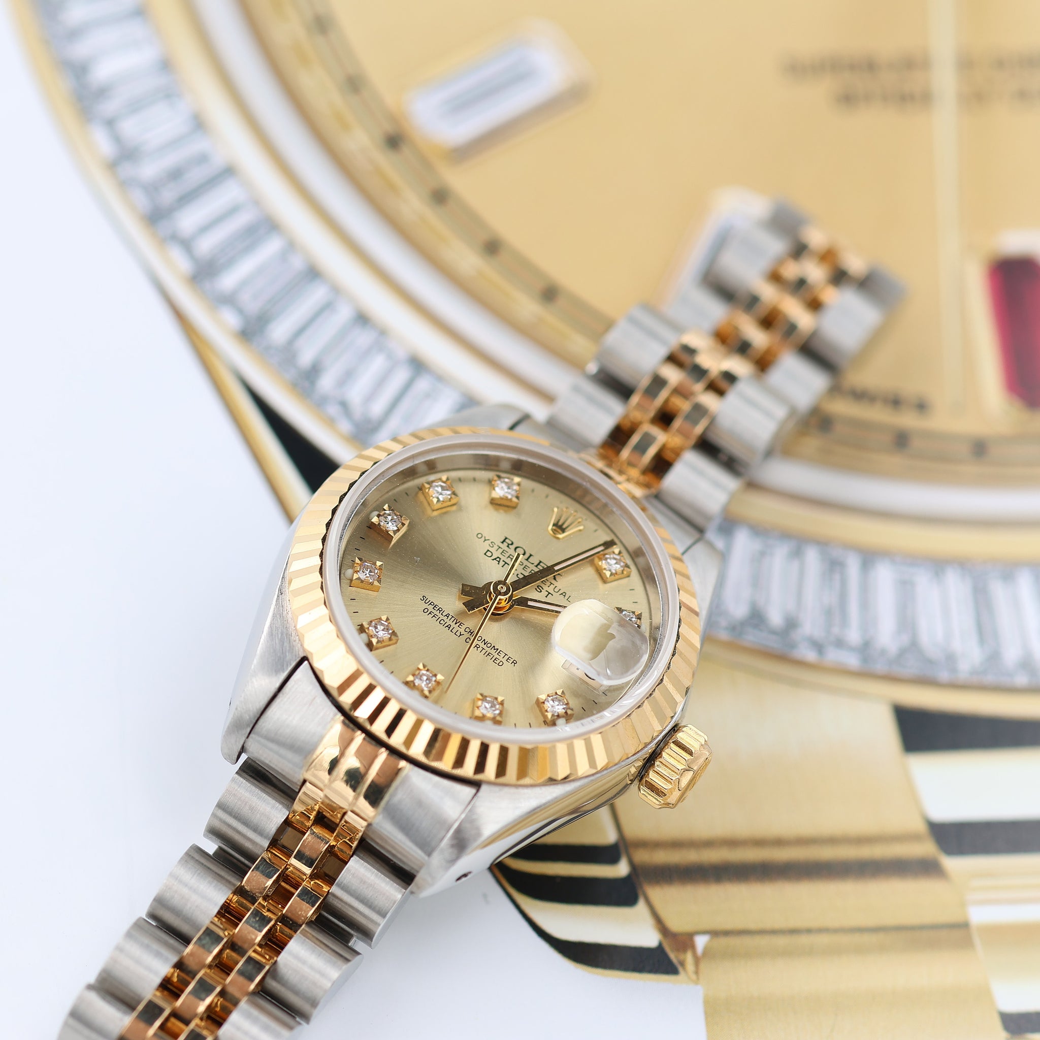 Buy Online Watch Rolex Datejust 69173 Champagne Diamonds Dial