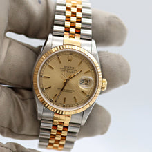Load image into Gallery viewer, Rolex Datejust 36 ref. 16233 Champagne Circle dial - Jubilee Bracelet - Full Set
