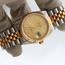 Load image into Gallery viewer, Rolex Datejust 36 ref. 16233 Champagne Circle dial - Jubilee Bracelet - Full Set
