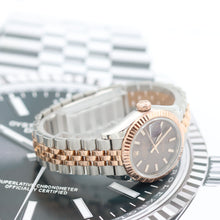 Załaduj obraz do przeglądarki galerii, Rolex Lady Datejust ref. 279171 - Chocolate Dial - Jubilee - Full Set
