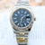 Rolex Datejust II ref. 116334 Blue Dial Oyster Bracelet - Full Set