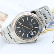 Load image into Gallery viewer, Rolex Datejust II ref. 116334 Blue Dial Oyster Bracelet - Full Set
