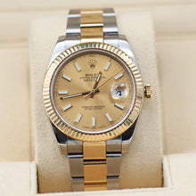 Carica l'immagine nel visualizzatore di Gallery, Rolex Datejust ref. 126333 Champagne Dial Oyster bracelet - Full Set
