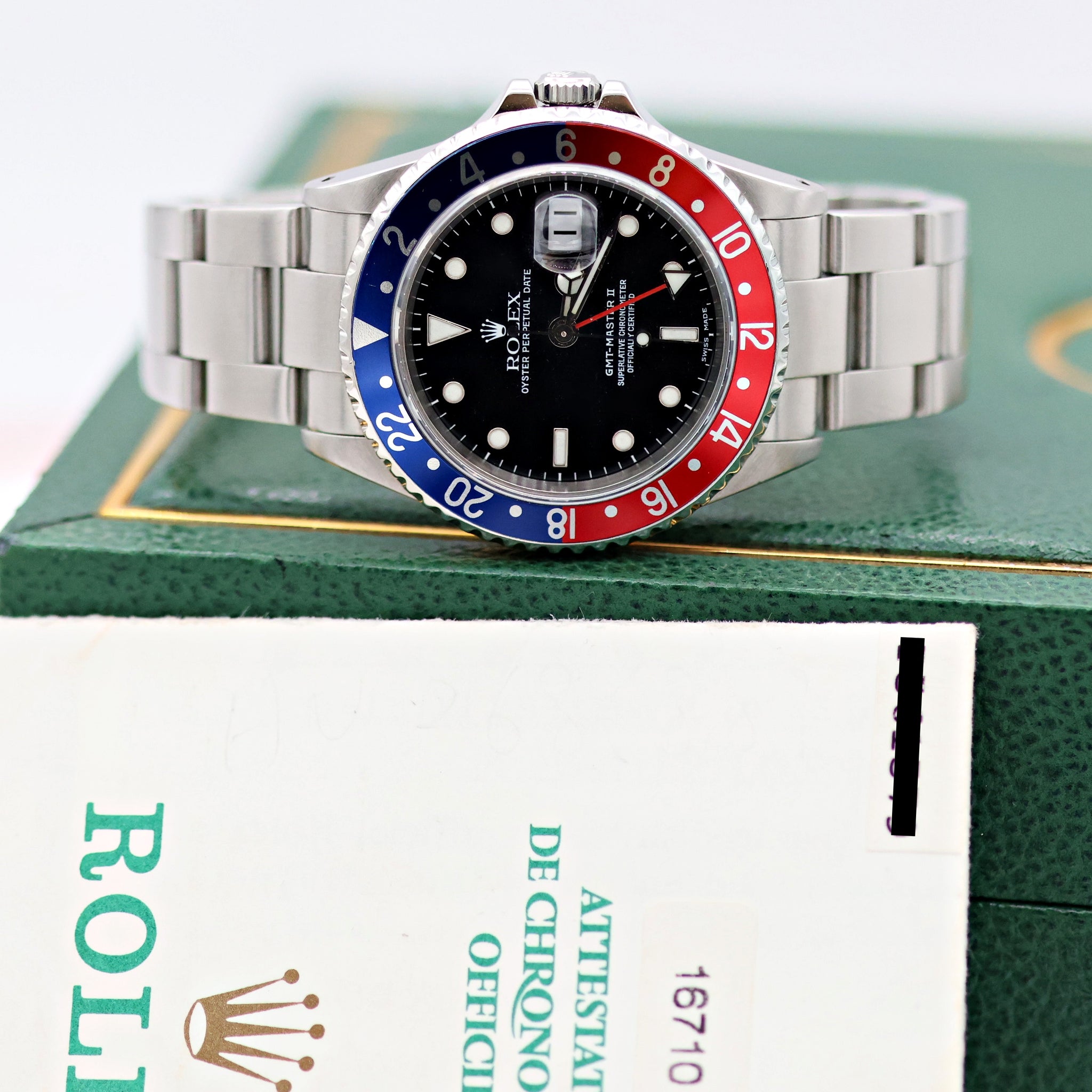 Rolex GMT Master II 16710 - Pepsi Bezel 