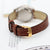 Rolex Datejust Lady ref. 69173 Steel/Gold - Champagne Dial - Leather Strap