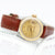 Rolex Datejust Lady ref. 69173 Steel/Gold - Champagne Dial - Leather Strap