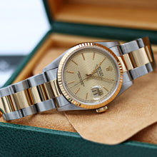 Load image into Gallery viewer, Rolex Datejust 36 ref. 16233 Tapestry dial - Oyster Bracelet - Full Set

