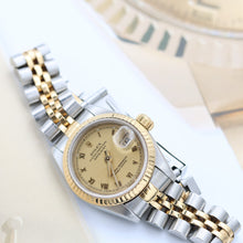 Load image into Gallery viewer, Rolex Datejust Lady ref. 69173 Steel/Gold- Jubilee Bracelet - Champagne Roman Small Dial - Full Set

