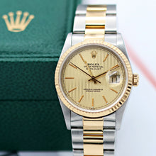 Load image into Gallery viewer, Rolex Datejust 36 ref. 16233 Tapestry dial - Oyster Bracelet - Full Set
