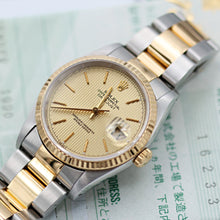 Load image into Gallery viewer, Rolex Datejust 36 ref. 16233 Tapestry dial - Oyster Bracelet - Full Set
