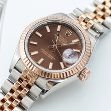 Załaduj obraz do przeglądarki galerii, Rolex Lady Datejust ref. 279171 - Chocolate Dial - Jubilee - Full Set
