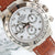 Rolex Daytona ref. 116519 White Arabic Dial - White Gold 18K - Leather Strap