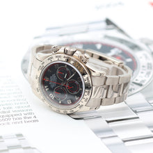 Załaduj obraz do przeglądarki galerii, Rolex Daytona ref. 116509 - Black Racing with red hands Dial - Full Set
