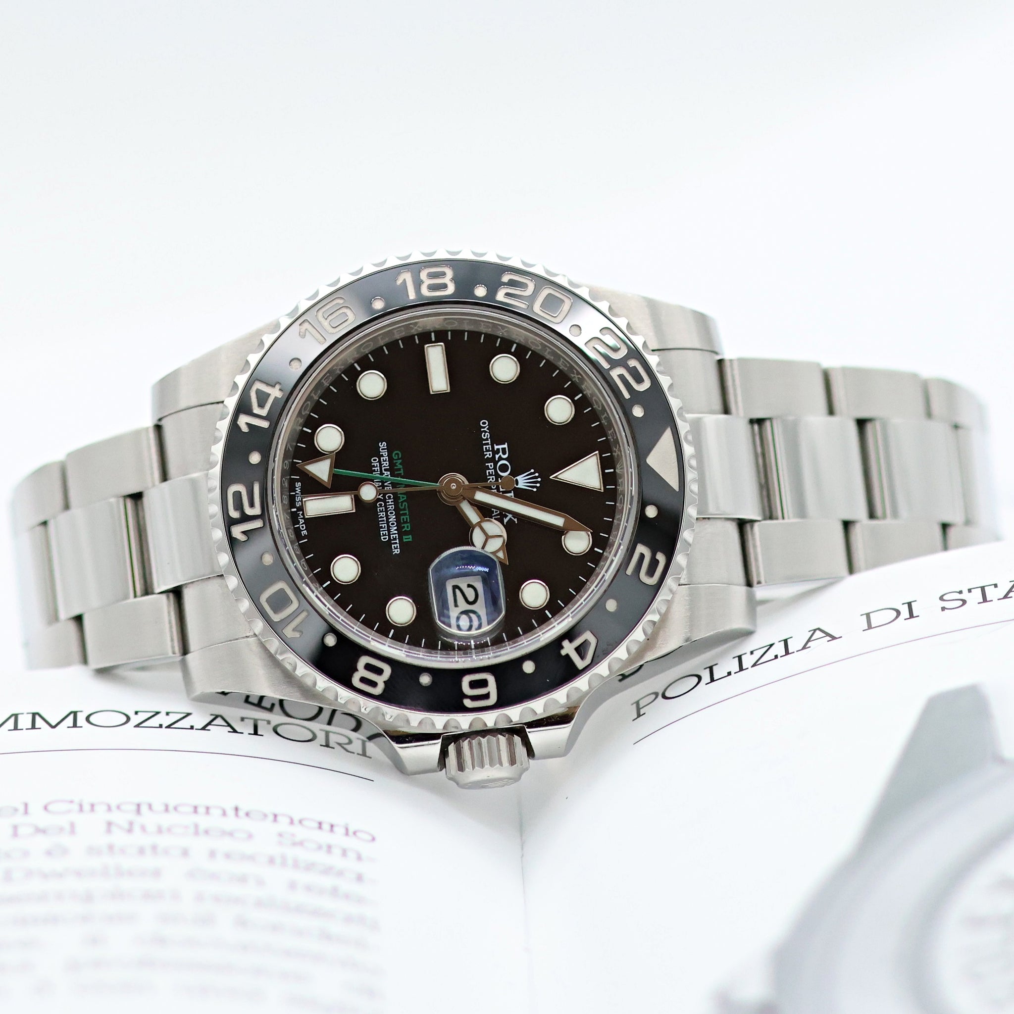 Rolex GMT Master II ref. 116710LN - Full Set – Debonar Watches Sp