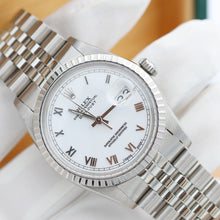 Załaduj obraz do przeglądarki galerii, Rolex Datejust ref. 16030 - Jubilee Bracelet - White Roman Dial
