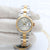 Rolex Datejust Lady Ref. 69163 Stahl/Gold - Austernarmband - Silber mit goldenem Index Zifferblatt