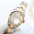 Rolex Datejust Lady Ref. 69163 Stahl/Gold - Austernarmband - Silber mit goldenem Index Zifferblatt