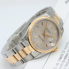 Bild in Galerie-Viewer laden, Rolex Oyster Perpetual Date ref. 15233 - Silver Dial - Oyster Bracelet
