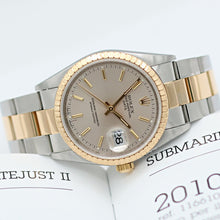 Bild in Galerie-Viewer laden, Rolex Oyster Perpetual Date ref. 15233 - Silver Dial - Oyster Bracelet
