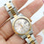Rolex Datejust Lady Ref. 69163 Stahl/Gold - Austernarmband - Silber mit goldenem Index Zifferblatt