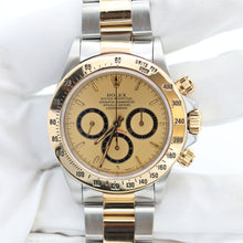 Załaduj obraz do przeglądarki galerii, Rolex Daytona ref. 16523 Steel and Gold Champagne Dial Oyster Bracelet - Full Set
