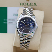 Load image into Gallery viewer, Rolex Datejust ref. 126300 Blue Dial Jubilee bracelet - Full Set

