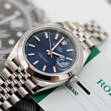 Load image into Gallery viewer, Rolex Datejust ref. 126300 Blue Dial Jubilee bracelet - Full Set
