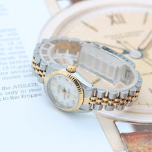 Załaduj obraz do przeglądarki galerii, Rolex Datejust Lady ref. 69173 Steel/Gold - Silver Diamonds Dial - Jubilee Bracelet
