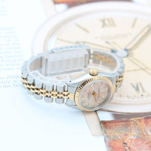 Załaduj obraz do przeglądarki galerii, Rolex Datejust Lady ref. 69173 Steel/Gold - Silver Diamonds Dial - Jubilee Bracelet
