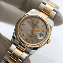 Charger l'image dans la galerie, Rolex Datejust ref. 116203 Grey Arabic Dial - Oyster Bracelet
