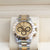 Rolex Daytona ref. 16523 Steel and Gold Champagne Dial Oyster Bracelet - Full Set