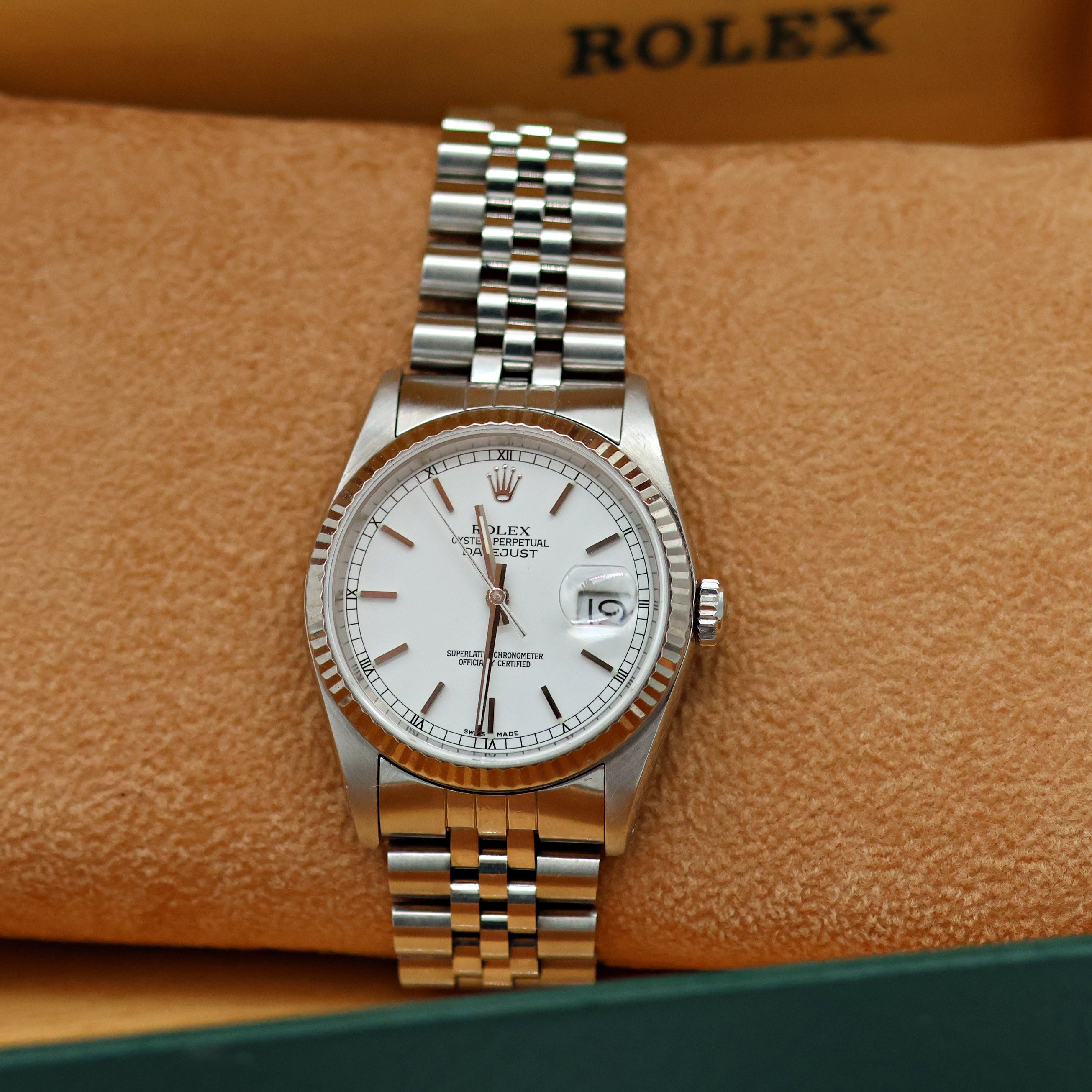 Rolex ref. 16234 White Circle Dial - Jubilee Bracelet