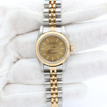Load image into Gallery viewer, Rolex Oyster Perpetual 67193 Lady Steel and Gold - Champagne Dial Jubilee
