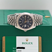 Load image into Gallery viewer, Rolex Datejust ref. 126334 Blue Dial Jubilee bracelet - Full Set
