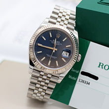 Load image into Gallery viewer, Rolex Datejust ref. 126334 Blue Dial Jubilee bracelet - Full Set
