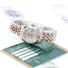 Charger l&#39;image dans la galerie, Rolex Lady Datejust ref. 179171 Silver Diamonds - Full set
